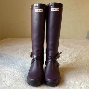 HUNTER Rubber Rain Boots size US 7 EU 38